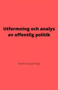 Cover image: Utformning och analys av offentlig politik 9781667427423