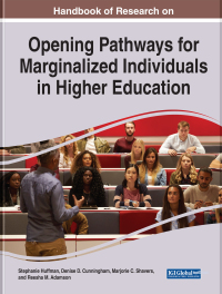 Omslagafbeelding: Handbook of Research on Opening Pathways for Marginalized Individuals in Higher Education 9781668438190