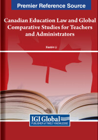 Imagen de portada: Canadian Education Law and Global Comparative Studies for Teachers and Administrators 9781668441633