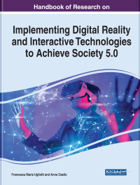 Imagen de portada: Handbook of Research on Implementing Digital Reality and Interactive Technologies to Achieve Society 5.0 9781668448540