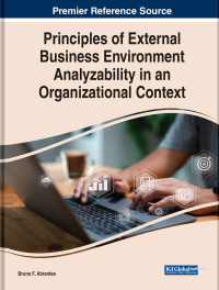 Omslagafbeelding: Principles of External Business Environment Analyzability in an Organizational Context 9781668455432