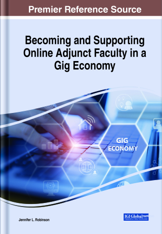 Omslagafbeelding: Becoming and Supporting Online Adjunct Faculty in a Gig Economy 9781668477762