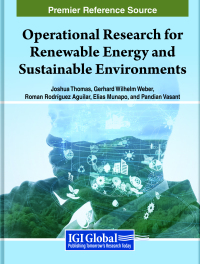 صورة الغلاف: Operational Research for Renewable Energy and Sustainable Environments 9781668491300