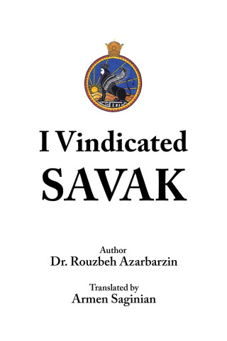 Imagen de portada: I Vindicated Savak 9781669860402