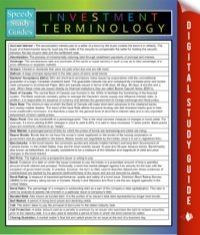 Cover image: Investment Terminology 9781680321395