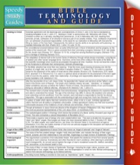 Cover image: Bible Terminology And Guide 9781680321401