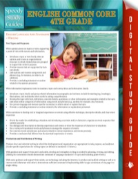 Imagen de portada: English Common Core 4th Grade (Speedy Study Guide) 9781680321470