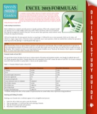 Cover image: Excel 2013 Formulas 9781680321593