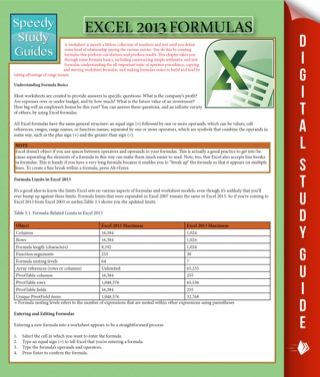 Cover image: Excel 2013 Formulas 9781680321593