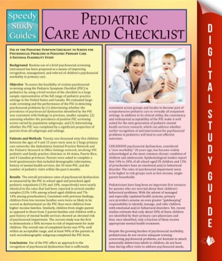 Imagen de portada: Pediatric Care and Checklist 9781680322040