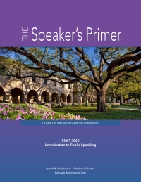 Cover image: The Speaker's Primer Custom Edition for Louisiana State University 1st edition 9781680367577
