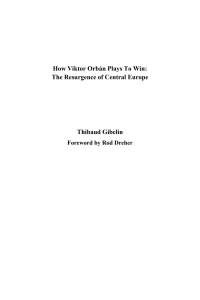 Cover image: How Viktor Orbán Plays To Win 9781680533194