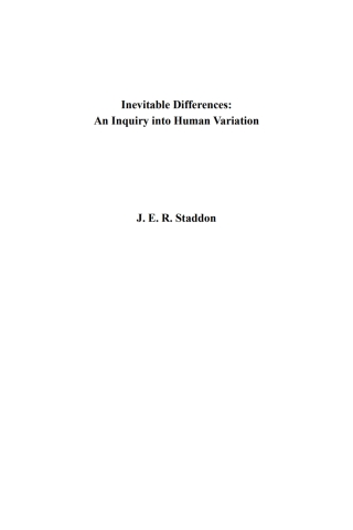 Imagen de portada: Inevitable Differences 9781680533590