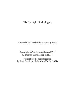 Imagen de portada: The Twilight of Ideologies 9781680534108