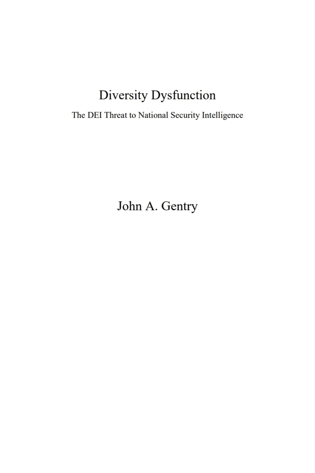 Diversity Dysfunction (eBook)