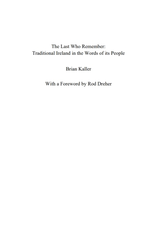 Cover image: The Last Who Remember 9781680535662