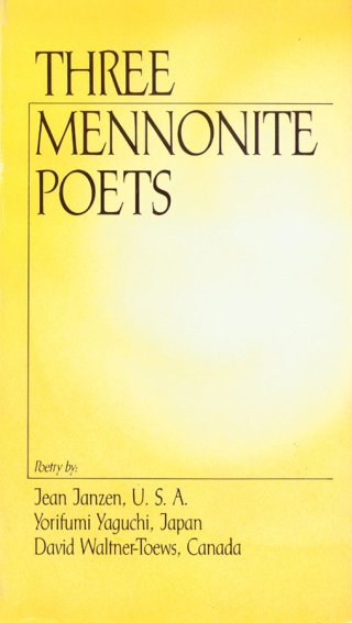 Titelbild: Three Mennonite Poets 9780934672405