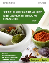 Imagen de portada: Science of Spices and Culinary Herbs-Latest Laboratory, Pre-clinical, and Clinical Studies 1st edition 9781681087528