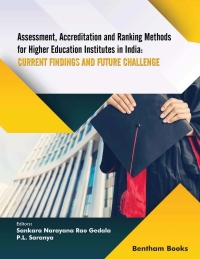 Imagen de portada: Assessment, Accreditation and Ranking Methods for Higher Education Institutes in India: Current findings and future challenges 1st edition 9781681088181