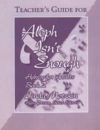 Omslagafbeelding: Aleph Isn't Enough: Teacher's Guide 9781681151533