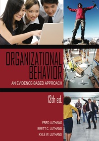 Cover image: Organizational Behavior: An Evidence-Based Approach 13th edition 9781681231198