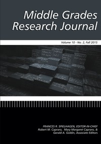 Cover image: Middle Grades Research Journal - Issue: Volume 10 #2 9781681233109