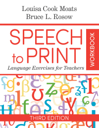 Cover image: Speech to Print Workbook 3rd edition 9781681253336