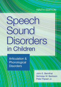 Cover image: Speech Sound Disorders in Children 9th edition 9781681255118