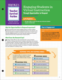 Imagen de portada: Engaging Students in Virtual Instruction through Opportunities to Respond 1st edition 9781681256085