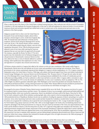 Imagen de portada: American History 1 (Speedy Study Guides) 9781681275444