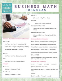 Cover image: Business Math Formulas (Speedy Study Guides) 9781681276373