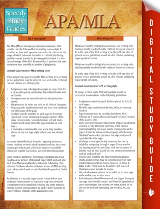 Cover image: APA/MLA Guidelines (Speedy Study Guides) 9781681278209