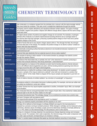 Cover image: Chemistry Terminology II (Speedy Study Guides) 9781681453682