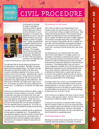 Cover image: Civil Procedure (Speedy Study Guides) 9781681453712