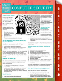 Imagen de portada: Computer Security (Speedy Study Guides) 9781681456676