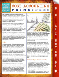 Imagen de portada: Cost Accounting Principles (Speedy Study Guides) 9781681459004