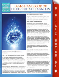 Imagen de portada: DSM-5 Handbook Of Differential Diagnosis (Speedy Study Guides) 9781681459325
