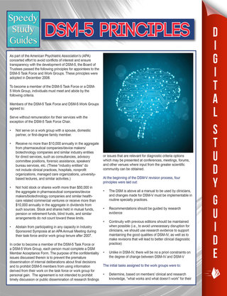 Cover image: DSM-5 Principles (Speedy Study Guides) 9781681459356
