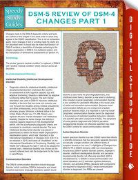صورة الغلاف: DSM-5 Review of DSM-4 Changes Part I (Speedy Study Guides) 9781681459363