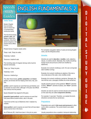 Imagen de portada: English Fundamentals 2 (Speedy Study Guides) 9781681850375