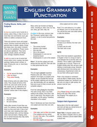表紙画像: English Grammar And Punctuation (Speedy Study Guides) 9781681850399