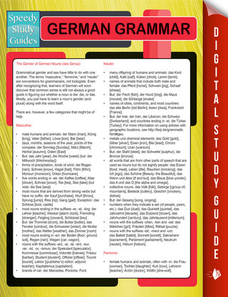 Imagen de portada: German Grammar (Speedy Language Study Guides) 9781681855943