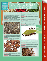 صورة الغلاف: Guide To Herbs And Spices (Speedy Study Guides) 9781681855967