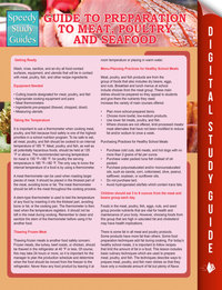 صورة الغلاف: Guide To Preparation to Meat, Poultry And Seafood (Speedy Study Guides) 9781681856063