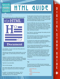 صورة الغلاف: HTML Guide (Speedy Study Guides) 9781681856780