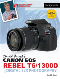 Imagen de portada: David Busch's Canon EOS Rebel T6/1300D Guide to Digital SLR Photography 9781681981703