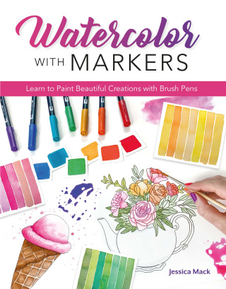 Cover image: Watercolor with Markers 9781681988375