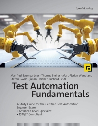 Cover image: Test Automation Fundamentals 9781681989815