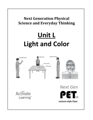 Cover image: Next Gen PET, Unit L: Light and Color (lecture style) 1st edition 9781682313404