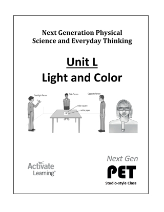 Cover image: Next Gen PET, Unit L: Light and Color (studio style) 1st edition 9781682313503